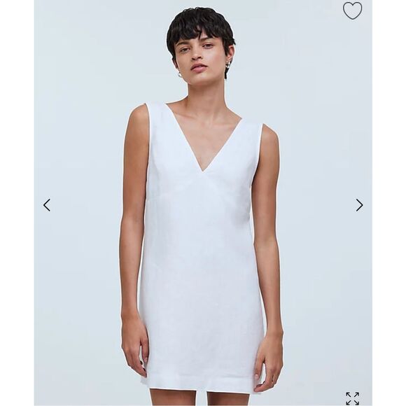 $98 Madewell The Ariana V-Neck Mini Dress size small  m11 - Picture 1 of 5